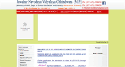 Desktop Screenshot of jnvchhindwara.com